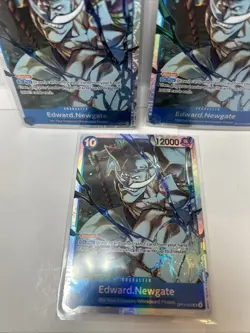 One Piece TCG Edward.Newgate SR OP13-042 X3 Carrying On His Will Foil - Image 4