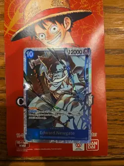 Edward.Newgate Holo OP13-042 Carrying On His Will One Piece TCG - Image 2