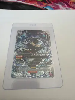 Union Arena: Sung Jinwoo SR** (022) Signature, UE17BT : Solo Leveling. - Image 1