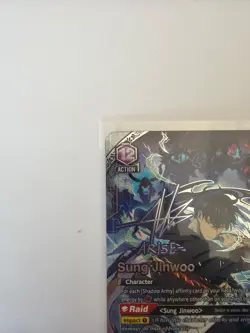 Union Arena: Sung Jinwoo SR** (022) Signature, UE17BT : Solo Leveling. - Image 4