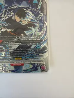 Union Arena: Sung Jinwoo SR** (022) Signature, UE17BT : Solo Leveling. - Image 5