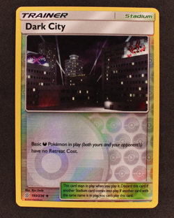 Dark City 193/236 - Pokemon Card TCG - Unified Minds - Reverse Holo - LP - Image 1