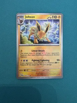 Jolteon - 029/131 Prismatic Evolutions (Pokemon) Master Ball Reverse Holo - Image 1