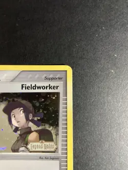 Pokemon Mew Fieldworker Reverse Holo EX Legend Maker 73/92 Card Stamped - Image 2