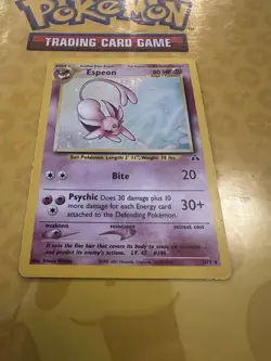 Pokemon Espeon Neo Discovery TCG 1/75 Holo - Image 2