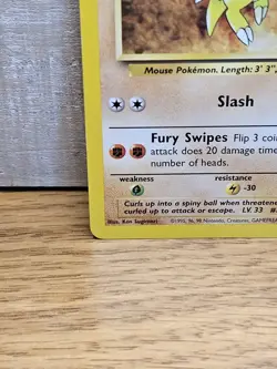 Sandslash 41/62 Fossil Non-Holo Pokemon Card TCG - Image 5