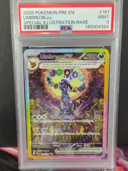 Umbreon EX - 161/131 - Prismatic Evolutions Pokemon SIR English PSA 9 - Image 1