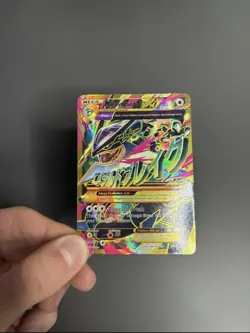 Pokemon Mega Rayquaza Ex 98/98 Mint Condition XY Ancient Origins - Image 1