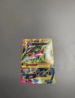 Pokemon Mega Rayquaza Ex 98/98 Mint Condition XY Ancient Origins - Image 2