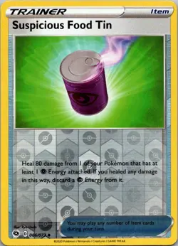 NM - Suspicious Food Tin #66/73 | Reverse Holo Uncommon | Champion's Path - Image 1