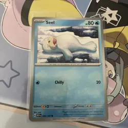 Seel - 086/165 English 151 Common Pokemon Card - Image 1
