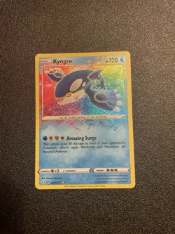 Pokemon TCG Kyogre Shining Fates 021/072 Holo Amazing Rare - Image 1