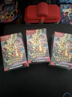 ASCENDED HEROS BOOSTER BUNDLE X3 From Pokemon Center Brand New And Sealed - Image 1