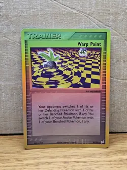Warp Point 85/95 Team Magma vs Team Aqua Reverse Holo Pokemon Card TCG - Image 1