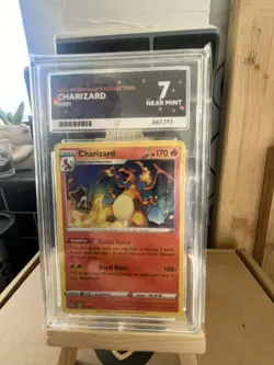 Charizard McDonald’s 2024 Promo 001/015 – ACE Grading 7 Near Mint – Low Pop Slab - Image 1