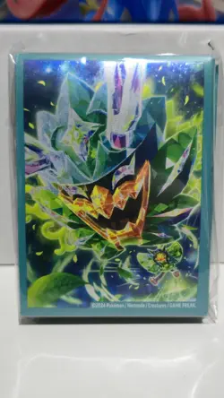 65 Ct Teal Mask Ogerpon Premium Collection Card Sleeves Sealed Pokemon - Image 1