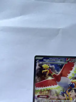 Ethan’s Ho-Oh EX 230/182 SIR Destined Rivals NM Pokemon TCG Special Illustration - Image 3