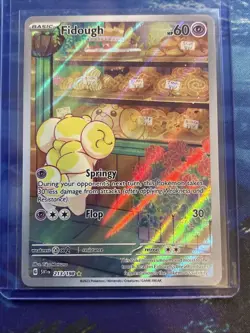 Pokemon TCG Fidough 213/198 Scarlet & Violet Base Set Illustration Rare NM - Image 1