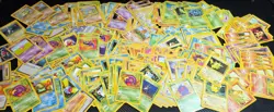500+ Cards Pokemon Bulk Wotc Vintage Lot With 1st Edition & Shadowless, big mix - Image 1