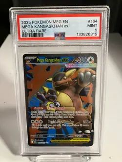 PSA Mint 164/132 Full Art, ULTRA RARE, Dbl GOLD Star, Holo Pokemon Mega ex Card - Image 1