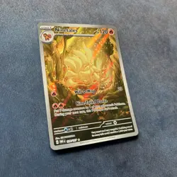 Pokemon TCG Ninetales Obsidian Flames Illustration Rare Card 199/197 NM - Image 2