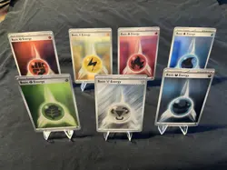 Black Bolt White Flare Reverse Energy Lot of 7 Pokemon Cards NM - Image 1