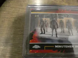 2025 Topps Chrome Deadpool Red and Black Wave 2/5 Minutemen in Pursuit #49 Card - Image 2