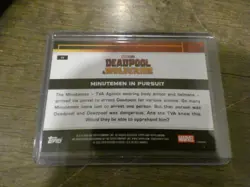 2025 Topps Chrome Deadpool Red and Black Wave 2/5 Minutemen in Pursuit #49 Card - Image 4