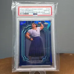 2024 Topps Chrome Disney Luisa Madrigal 03/75 Blue Wave GEM MT PSA 10 - Image 1