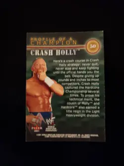 WWF 2001 Fleer WWF Championship Clash card #50 Crash Holly WWE Wrestling - Image 2