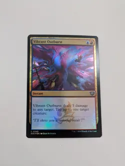 MTG - Vibrant Outburst (Foil) - Secrets of Strixhaven NM/M Condition - Image 1