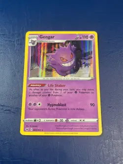 Gengar 085/202 Sword & Shield Base Set Holo Pokemon Card NM - Image 1