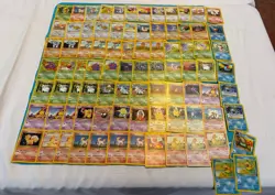 Collection Carte Pokemon WIZARD set de base jungle fossile ect lot 84 cartes - Image 1