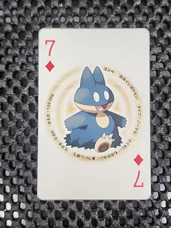 Munchlax Pokemon Playing Card Anime Game Nintendo TCG Japanese Diamond Poker Vtg - Image 1