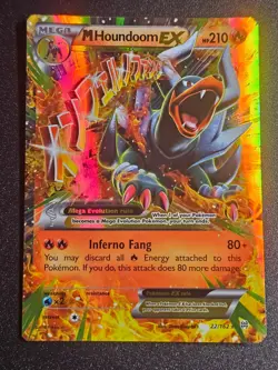 Pokemon TCG - Mega Houndoom EX 22/162 - Image 1