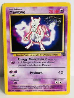 Mewtwo #3 WB The First Movie - Promo Pokemon Card - Image 1