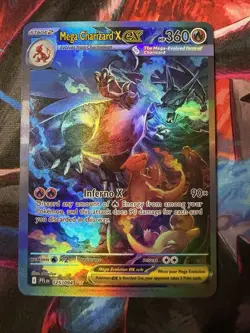 Custom Fan Art Mega Charizard X Ex 125/094 English Custom Fan Art!!!! - Image 1