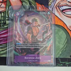 Roronoa Zoro - (Alt Art) OP09-076 English PRB02 - One Piece Card - NM - Image 1