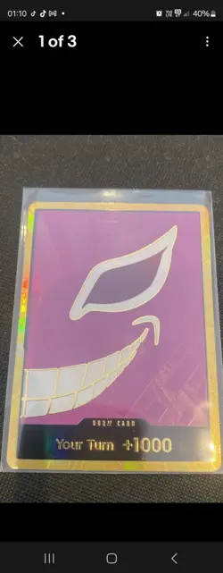 Donquixote Doflamingo DON Gold Frame Card PRB01 The Best One Piece TCG English! - Image 1