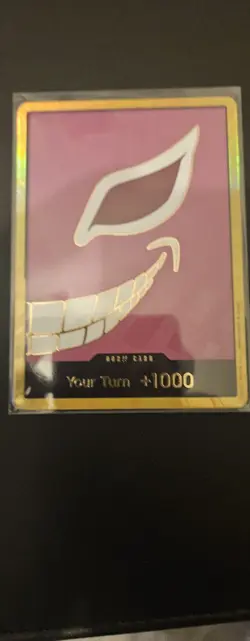 Donquixote Doflamingo DON Gold Frame Card PRB01 The Best One Piece TCG English! - Image 2