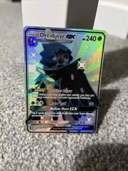 Pokemon TCG Decidueye GX Hidden Fates SV47/SV94 Holo Full Art Ultra Rare - Image 1