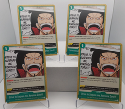 Strive to Surpass Playset - OP14-036 x4 - The Azure Sea's Seven - One Piece TCG - Image 1