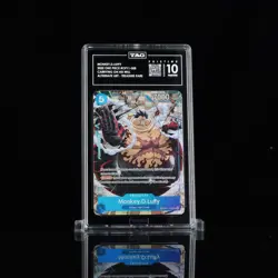 2025 One Piece OP11-058 Monkey D. Luffy Treasure Rare ALT ART — TAG 10 SCORE 991 - Image 1