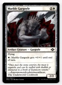MTG Modern Horizons 2 Marble Gargoyle 021/303 Magic the Gathering - Image 1