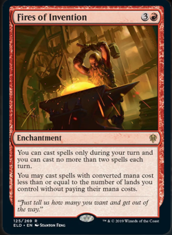 Magic the Gathering MTG Fires of Invention (125) Throne of Eldraine - Image 1