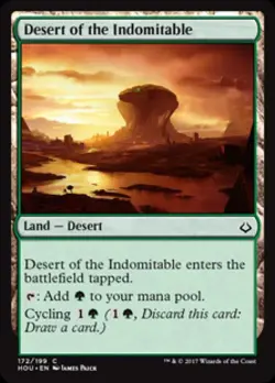 Desert of the Indomitable - Near Mint MTG Hour of Devastation - Image 1