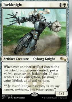 Magic the Gathering MTG Jackknight (11) Unstable LP - Image 1