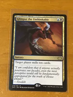 Glimpse the Unthinkable 218/331 MTG Doubles Masters 2022 NM Pack Fresh - Image 1