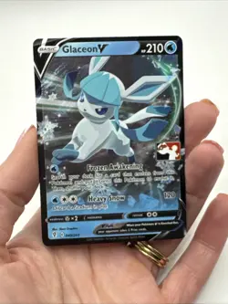 040/203 Glaceon V Prize Pack Pokemon TCG League Play Stamped Evolving Skies - Image 3