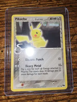 Pokemon Pikachu Delta Species 013/017 POP Series 5 40 HP Electric Punch Heavy M… - Image 1